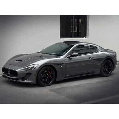 Ravoony Plus Gloss Heavy Metallic Graphite Grey Car Wrap 02