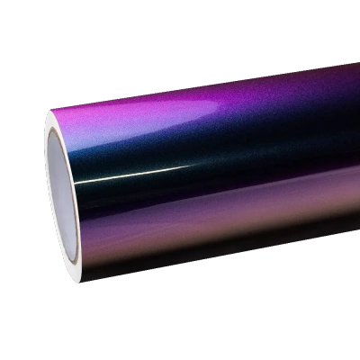 Ravoony Plus PET Gloss Magic Colored Purple Chameleon Wrap 01