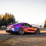 Ravoony Plus PET Gloss Magic Colored Purple Chameleon Wrap
