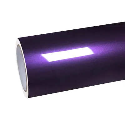 Ravoony Plus PET Gloss Metallic Twilight Purple Car Vinyl Wrap 01