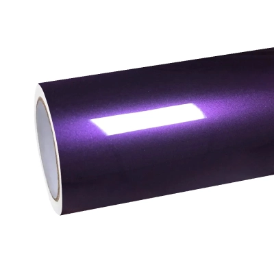 Ravoony Plus PET Gloss Metallic Twilight Purple Car Vinyl Wrap 01