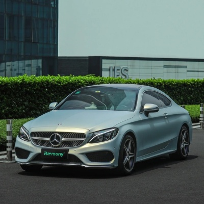 Ravoony Plus Ultra-Matte Gold Blue Car Vinyl Wrap 02