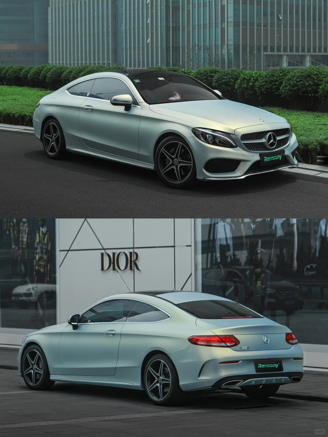 Ravoony Plus Ultra-Matte Gold Blue Car Vinyl Wrap