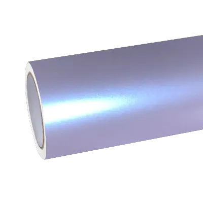 Ravoony Plus PET Matte Twin Silver Purple Car Vinyl Wrap 01