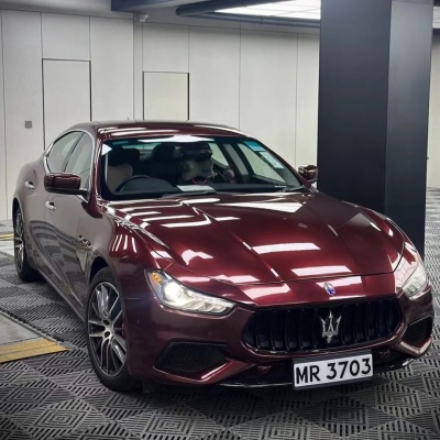 Ravoony Plus PET Glossy Metallic Dark Cherry Red Vinyl Car Wrap 02