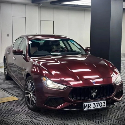 Ravoony Plus PET Glossy Metallic Dark Cherry Red Vinyl Car Wrap 02