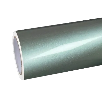 Ravoony Plus PET Glossy Metallic Hadlin Green Car Vinyl Wrap 01
