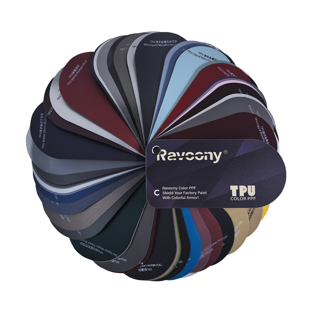 Ravoony Pro Color PPF Color Swatch 2025