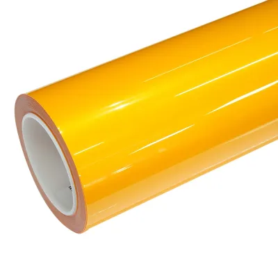 Ravoony Pro TPU Glossy Metallic Volcanic Yellow PPF Film 01