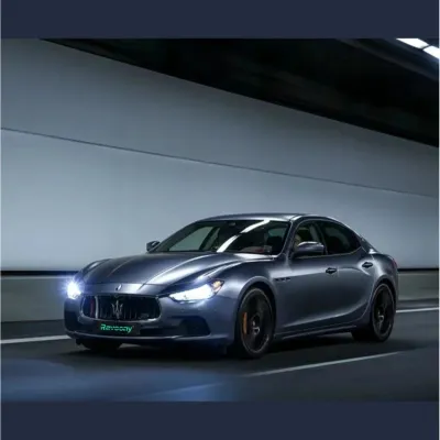 Ravoony Plus Pure Metal Storm Blue Car Wrap 02