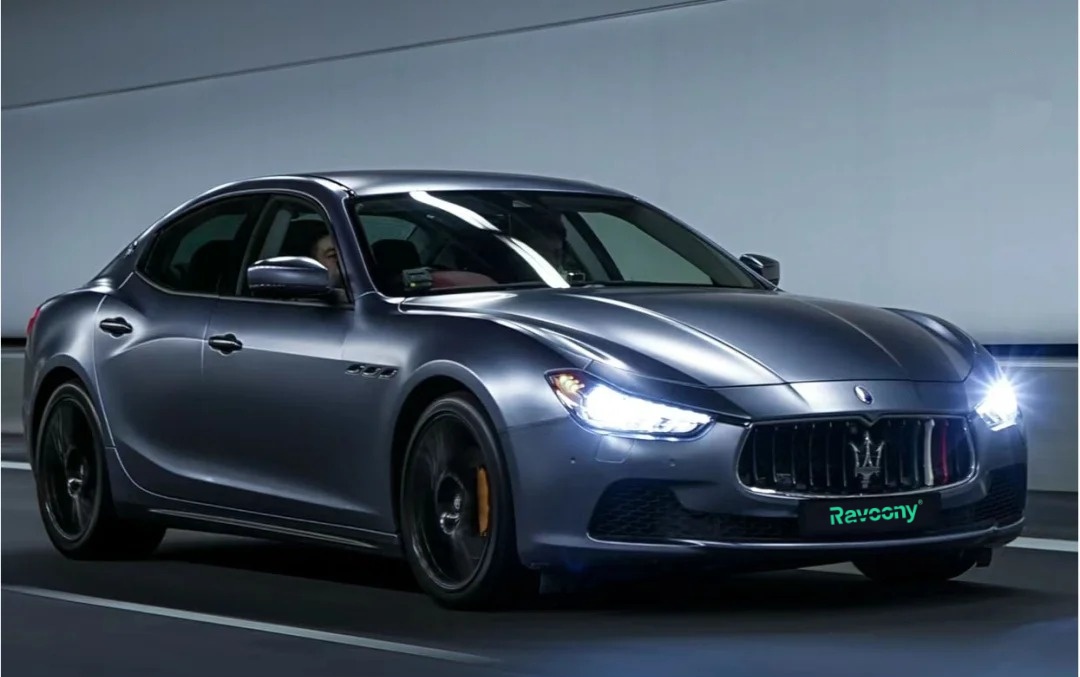 Ravoony Plus Pure Metal Storm Blue Car Wrap