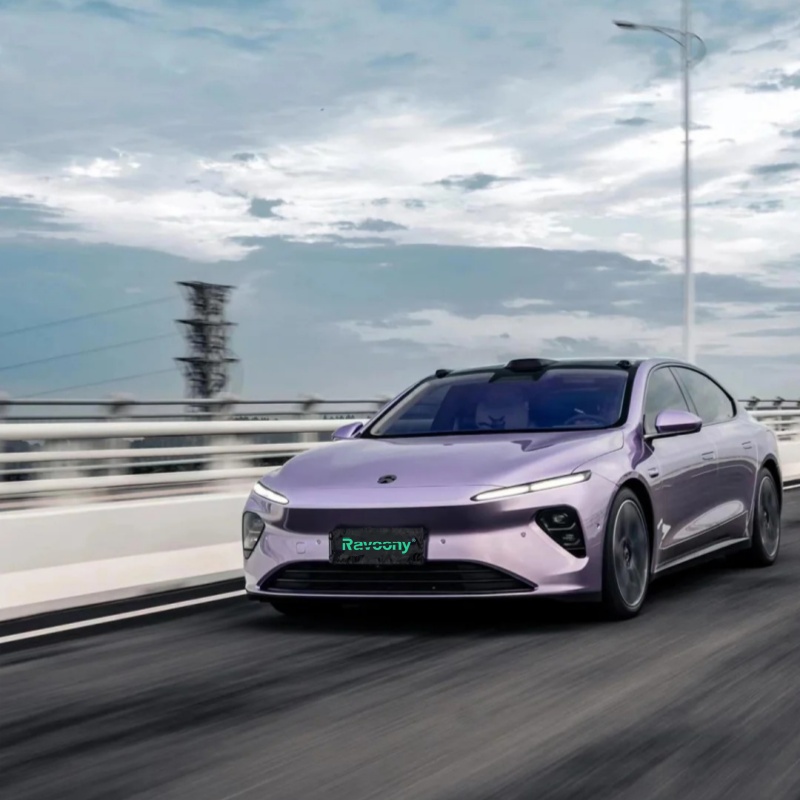 Ravoony Plus PET Glossy Liquid Victoria Purple Car Wrap