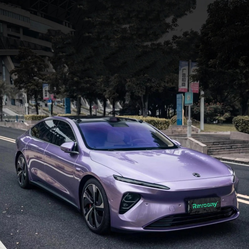 Ravoony Plus PET Glossy Liquid Victoria Purple Car Wrap