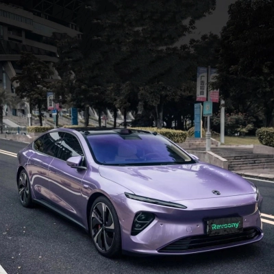 Ravoony Plus PET Glossy Liquid Victoria Purple Car Wrap 02