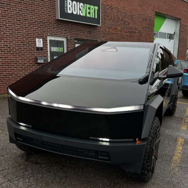 Ravoony Pro TPU Glossy Metallic Black PPF Film