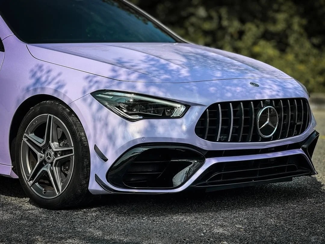 Ravoony Pro TPU Glossy Metallic Violet Star PPF Film