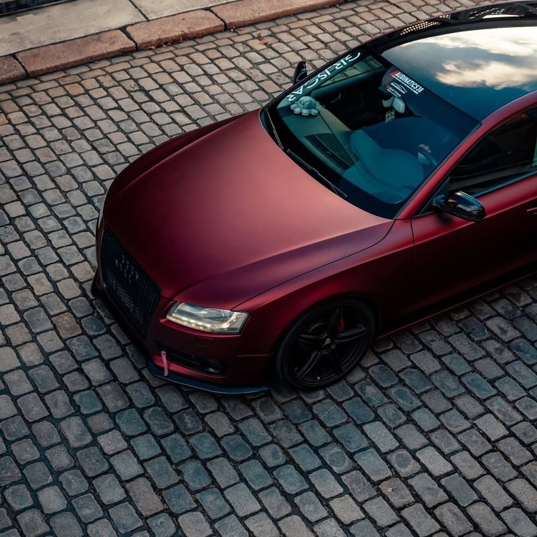 Ravoony Pro TPU Matte Chrome Romanee Red PPF Film