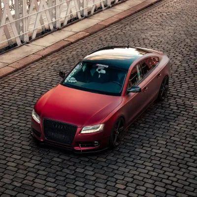 Ravoony Pro TPU Matte Chrome Romanee Red PPF Film 02