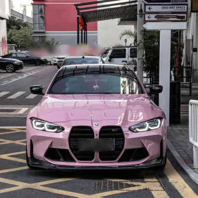 Ravoony Pro TPU Glossy Oolong Tea Pink PPF Film 02