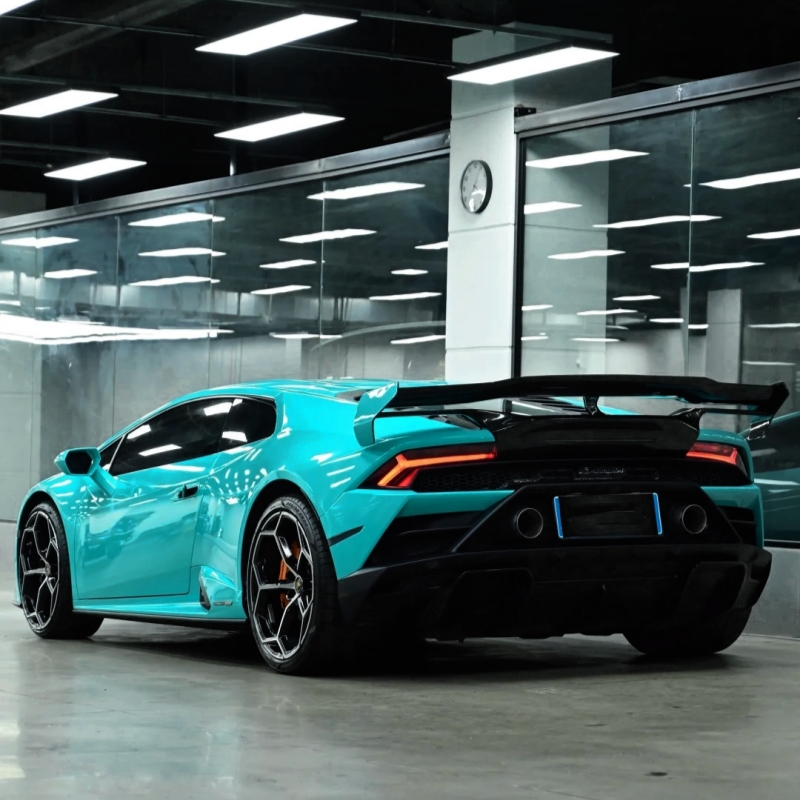 Ravoony Pro TPU Glossy Turquoise Blue PPF Film