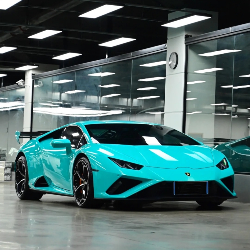 Ravoony Pro TPU Glossy Turquoise Blue PPF Film