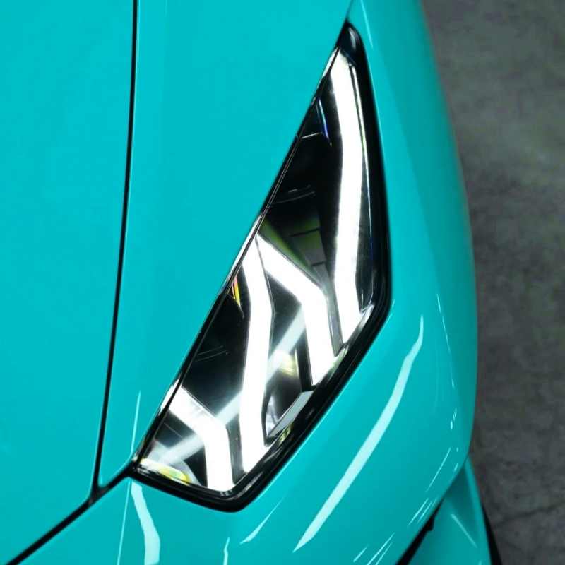 Ravoony Pro TPU Glossy Turquoise Blue PPF Film