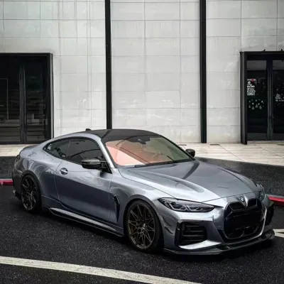 Ravoony Plus PET Gloss BMW Metallic Skyscraper Grey Wrap 02