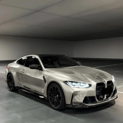 Ravoony Plus PET Gloss Metallic Victor Silver Vinyl Car Wrap 02