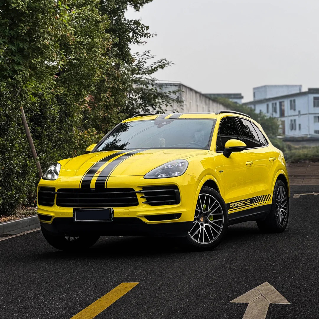 Ravoony Basic PET Crystal Maize Yellow Car Vinyl Wrap