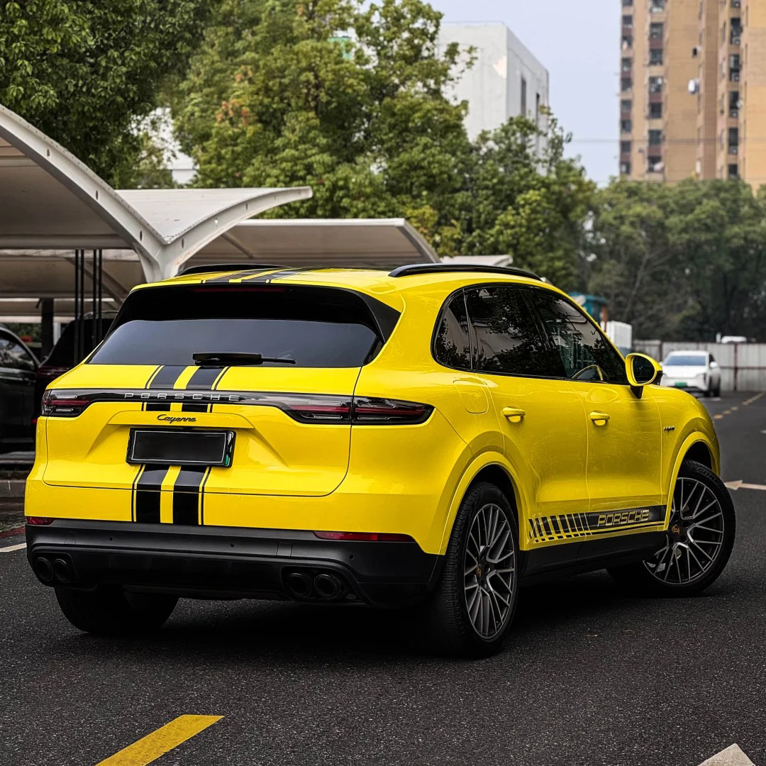 Ravoony Basic PET Crystal Maize Yellow Car Vinyl Wrap