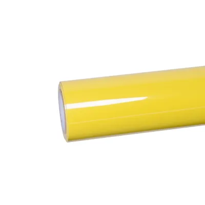 Ravoony Basic PET Crystal Maize Yellow Car Vinyl Wrap 01