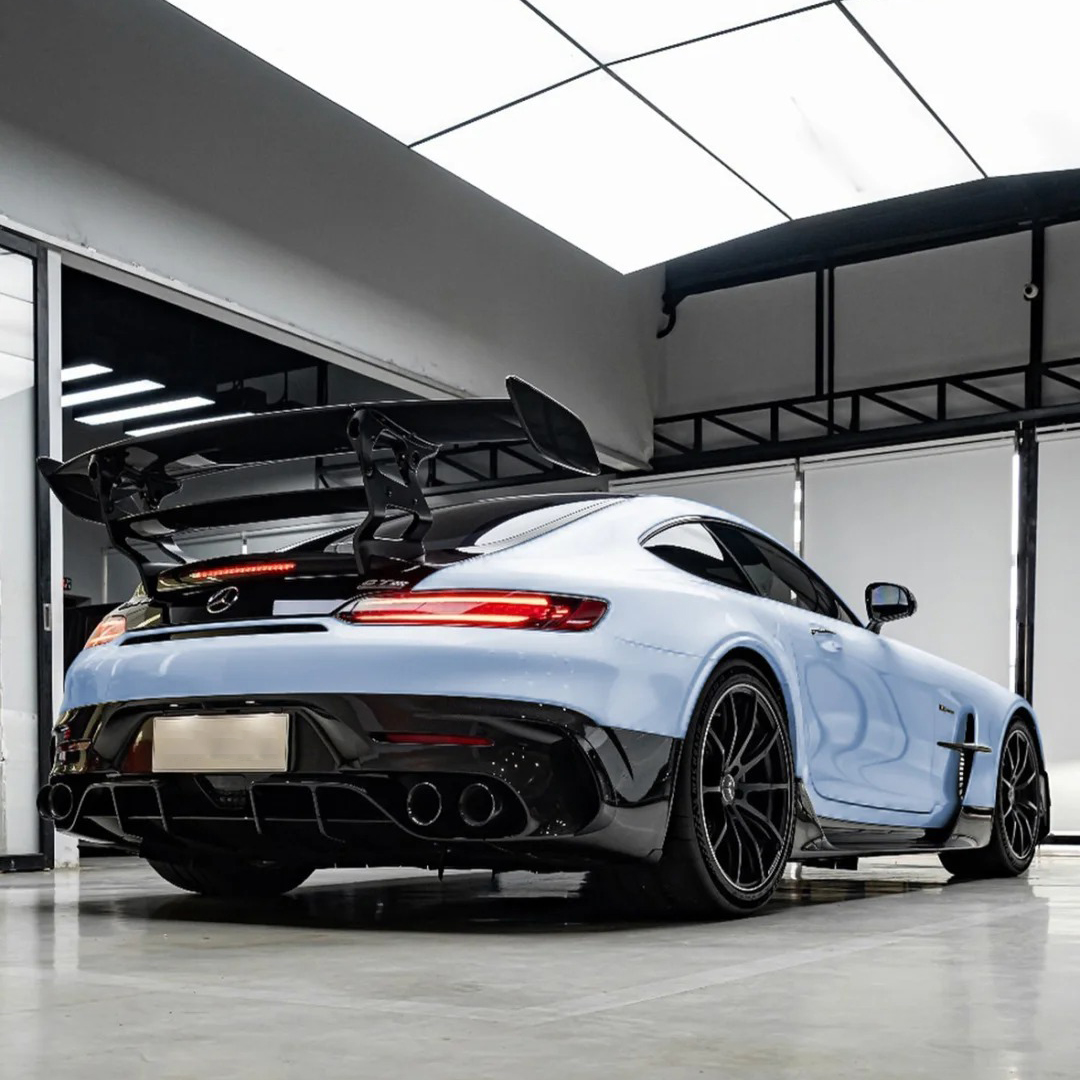 Ravoony Basic PET Gloss Crystal Mist Blue Vinyl Car Wrap