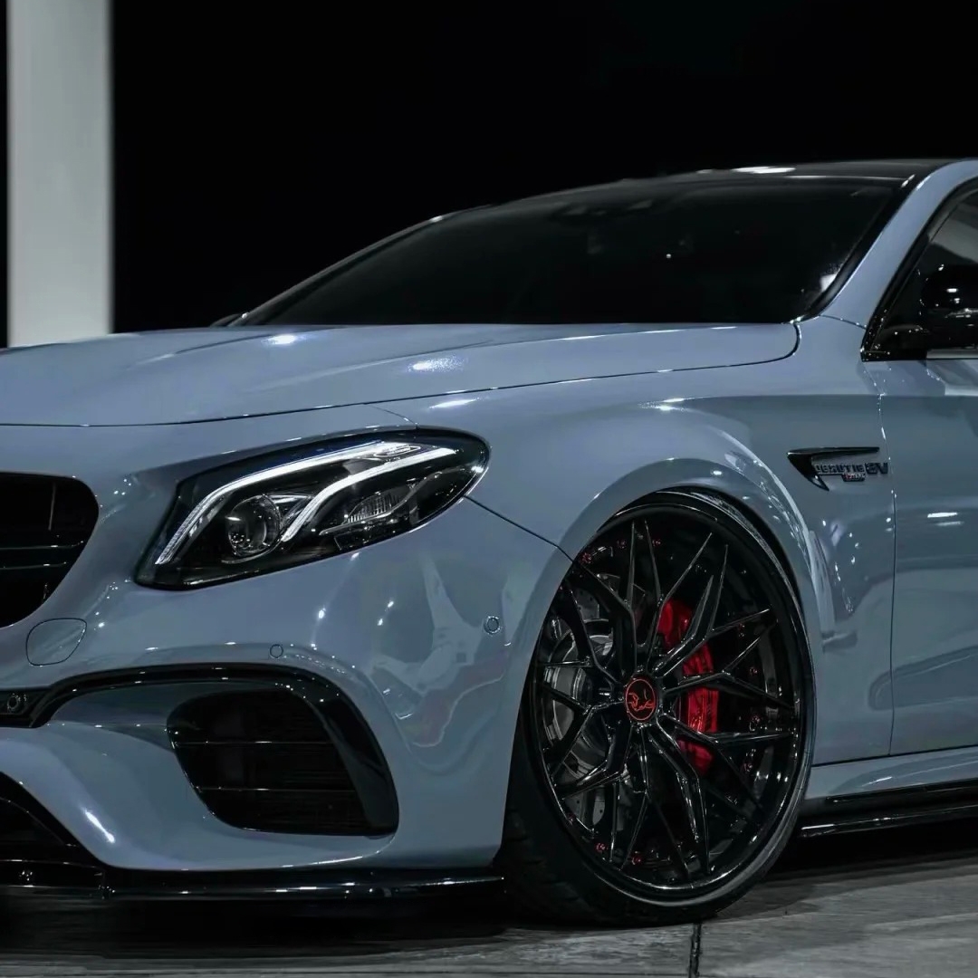 Ravoony Basic PET Glossy Crystal Cement Grey Car Wrap