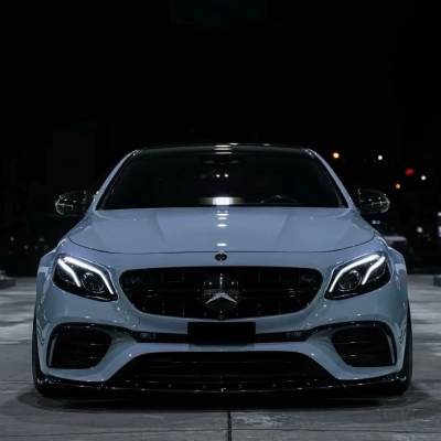 Ravoony Basic PET Glossy Crystal Cement Grey Car Wrap 02