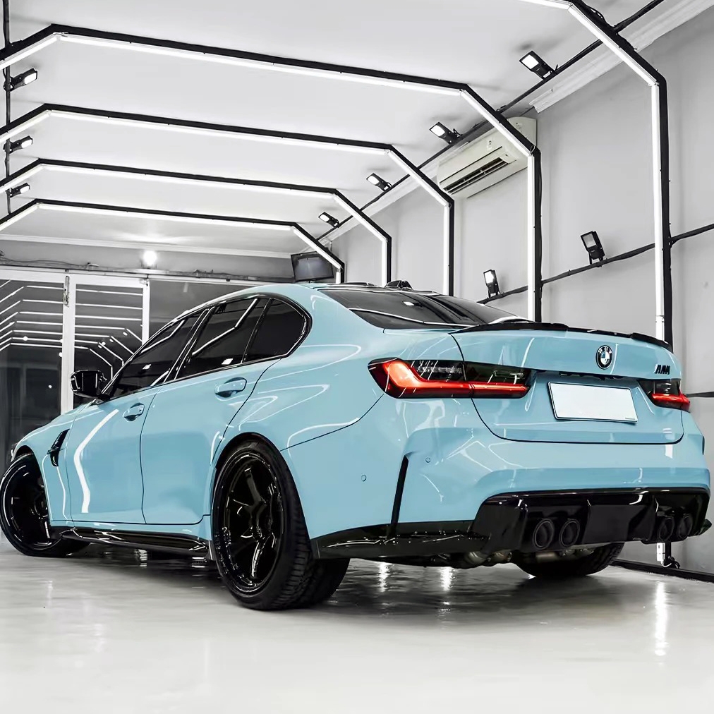 Ravoony Basic PET Glossy Crystal Glacier Blue Car Wrap