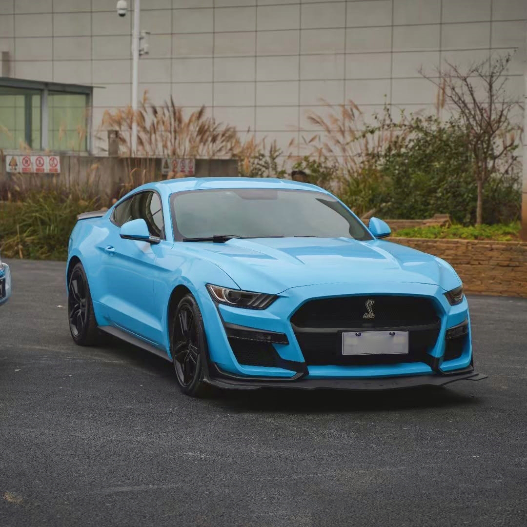 Ravoony Basic PET Glossy Crystal Sky Blue Car Wrap