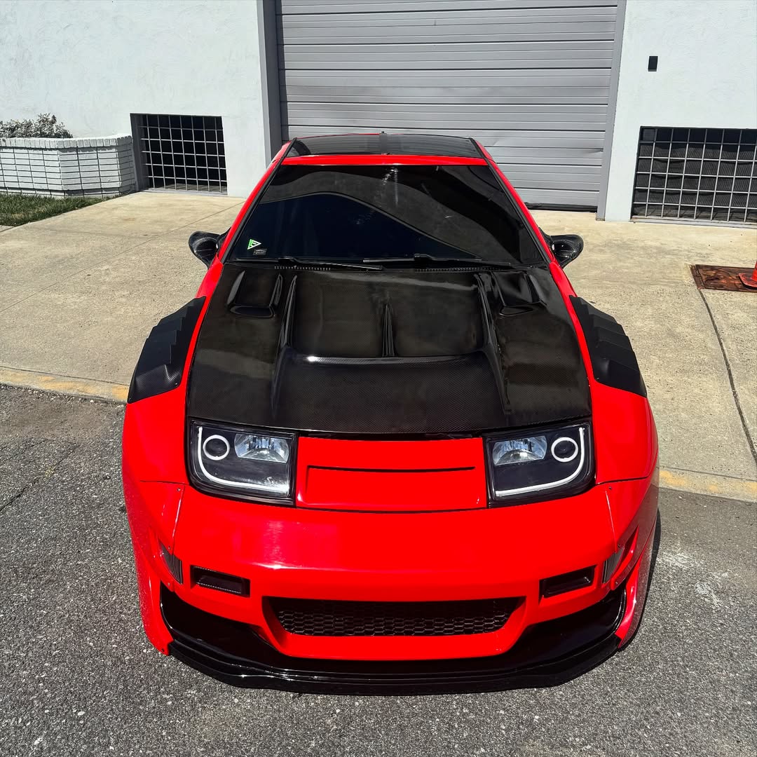 Ravoony Basic PET Glossy Crystal Ferrari Red Vinyl Car Wrap