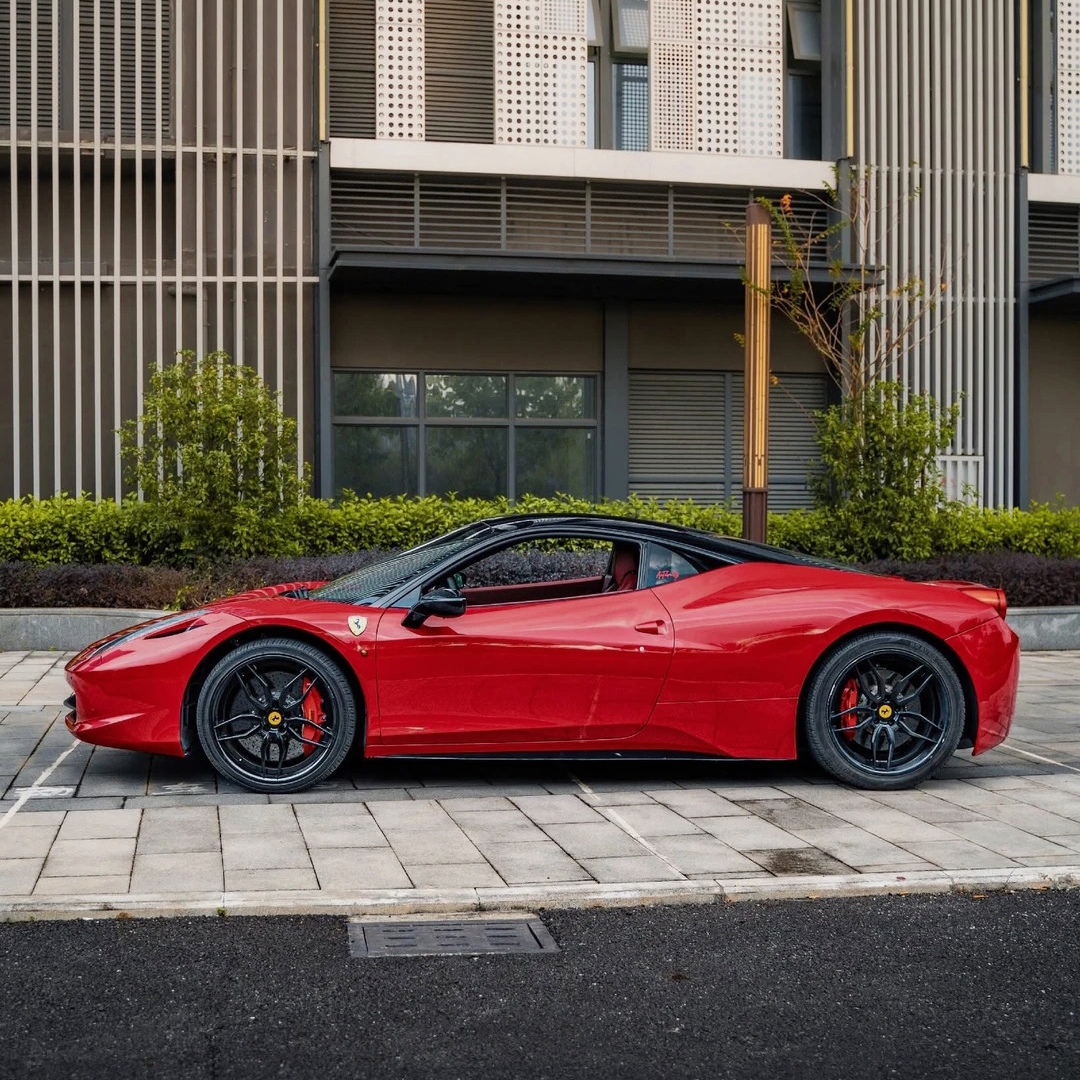 Ravoony Basic PET Porsche Gloss Carmine Red Vinyl Car Wrap