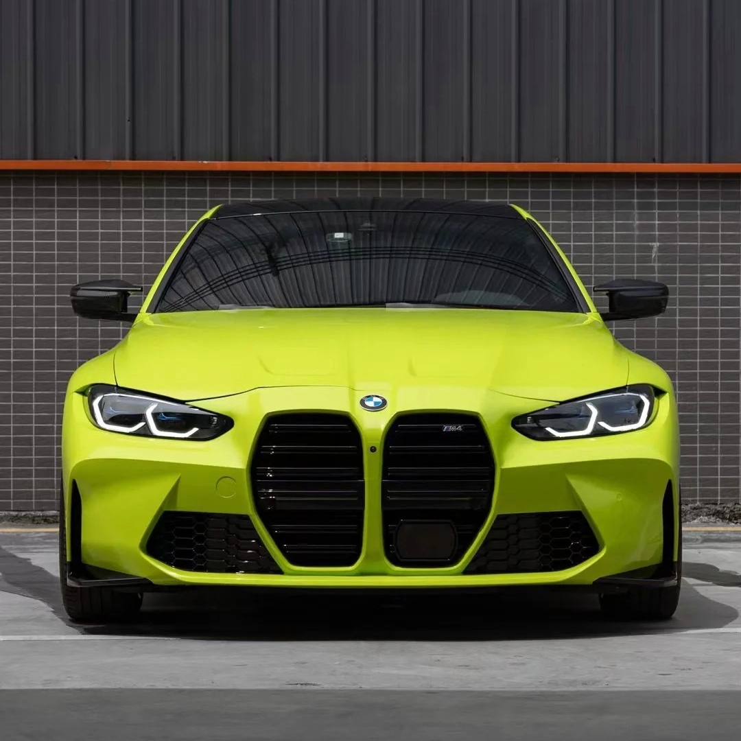 Ravoony Basic PET BMW Gloss São Paulo Yellow Car Vinyl Wrap