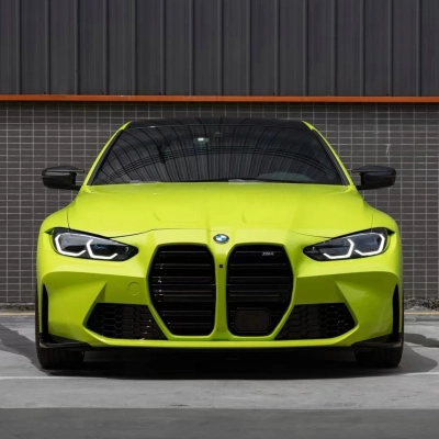 Ravoony Basic PET BMW Gloss São Paulo Yellow Car Vinyl Wrap 02