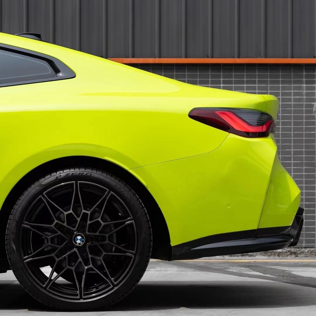 Ravoony Basic PET BMW Gloss São Paulo Yellow Car Vinyl Wrap