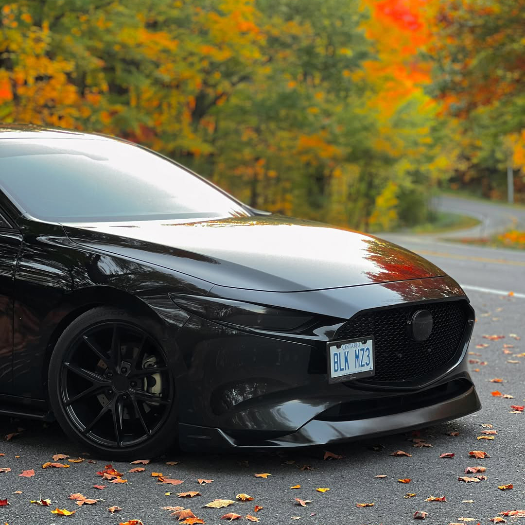 Ravoony Basic PET Glossy Crystal Black Car Vinyl Wrap