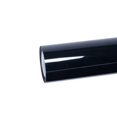 Ravoony Basic PET Glossy Crystal Black Car Vinyl Wrap 01