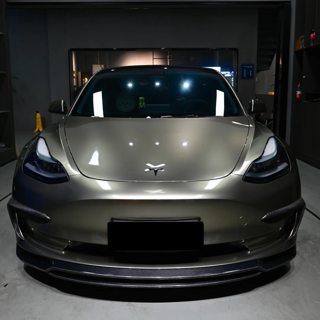 Ravoony Plus PET Glossy Metallic Aventurine Green Car Vinyl Wrap