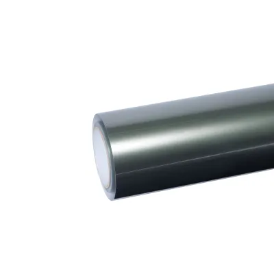 Ravoony Plus PET Glossy Metallic Aventurine Green Car Vinyl Wrap 01