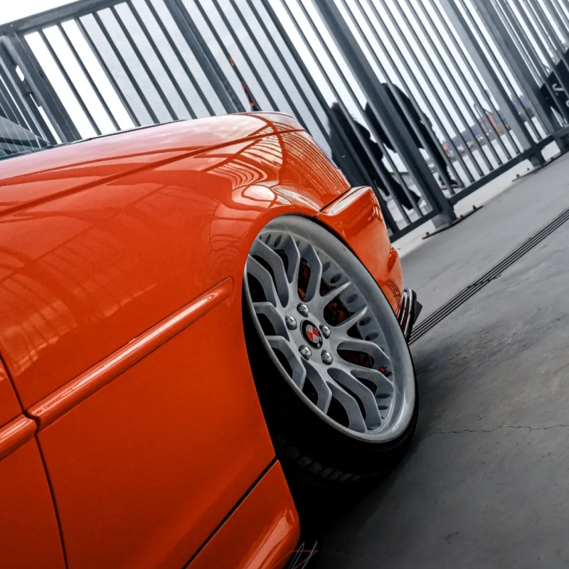 Ravoony Plus PET Gloss Orange Car Wrap