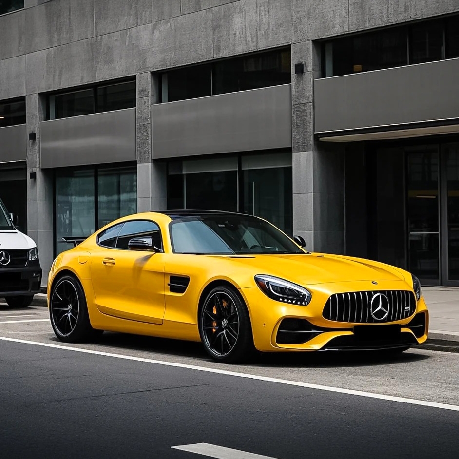 Ravoony Basic PET Gloss Sunflower Yellow Vinyl Wrap