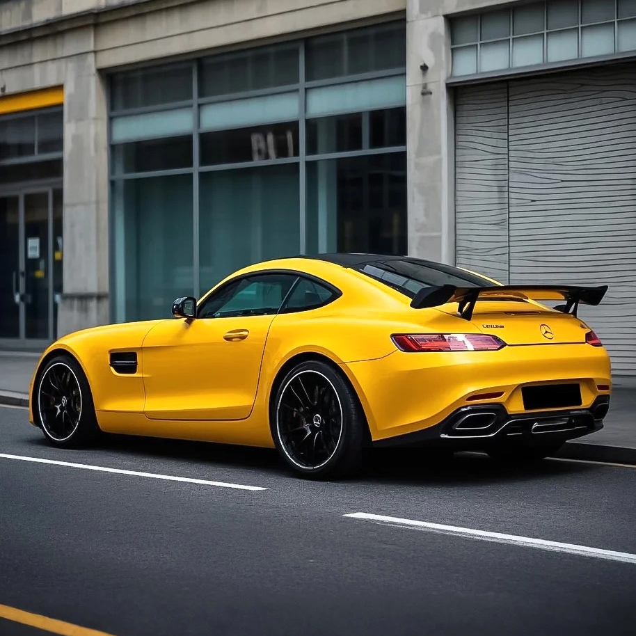 Ravoony Basic PET Gloss Sunflower Yellow Vinyl Wrap