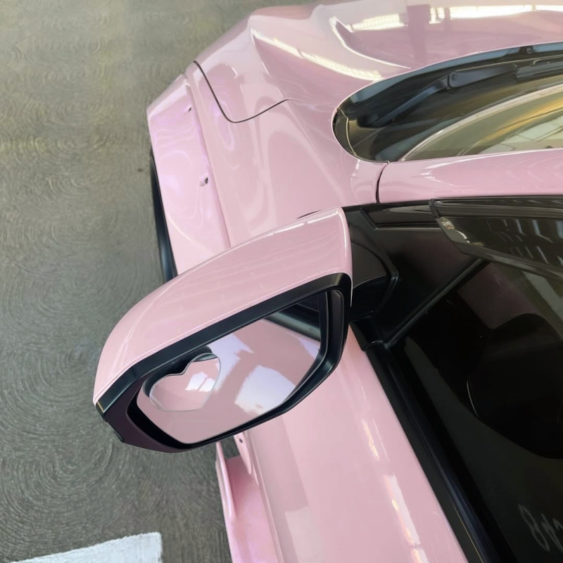 Ravoony Basic PET Glossy Baby Pink Car Vinyl Wrap