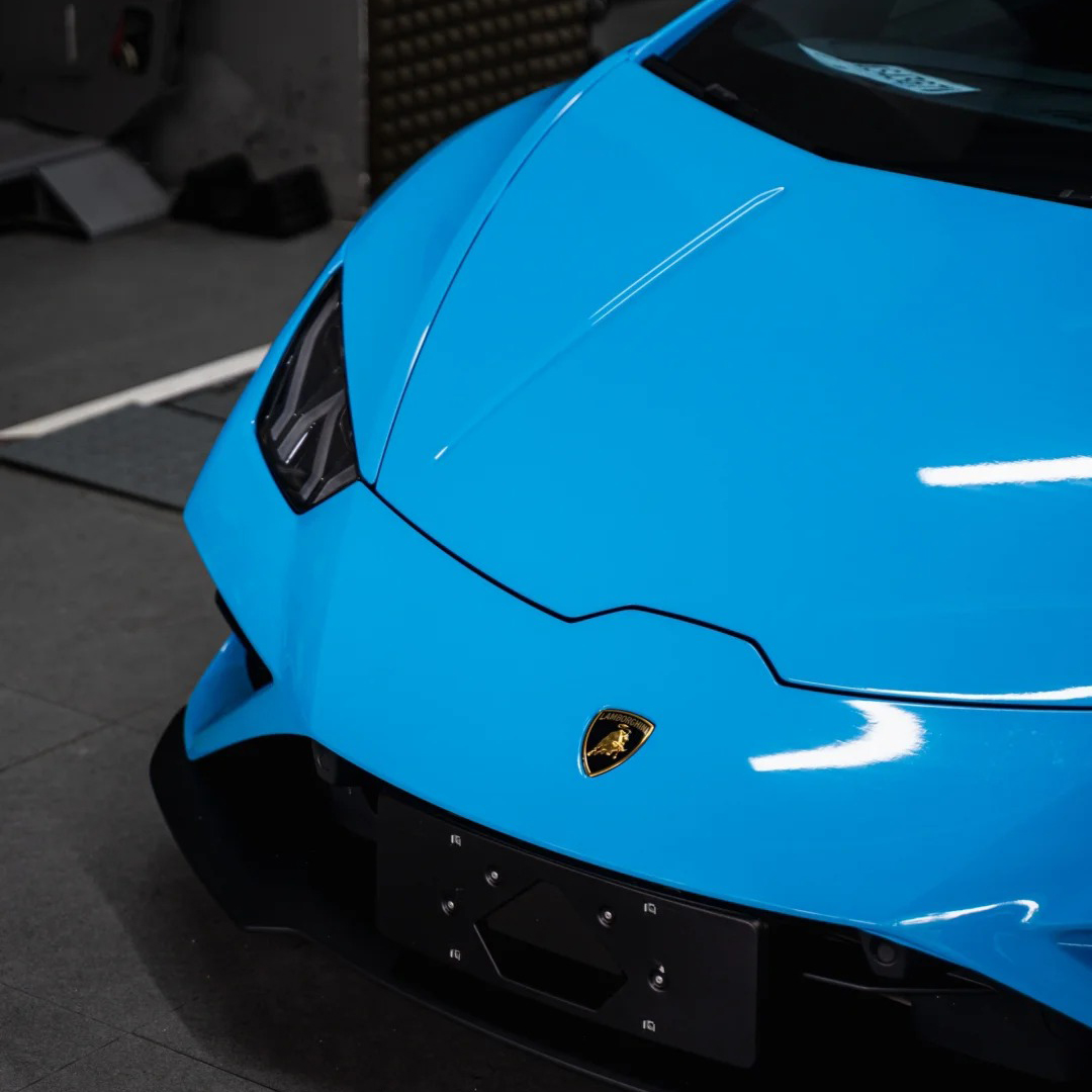 Ravoony Basic PET Glossy Crystal Blue Sky Car Vinyl Wrap